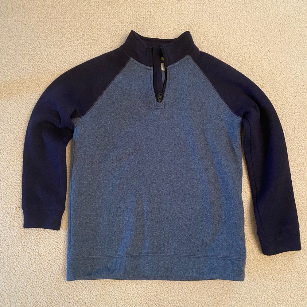 Old Navy Boy’s Zip-Up Fleece in Blue and Navy